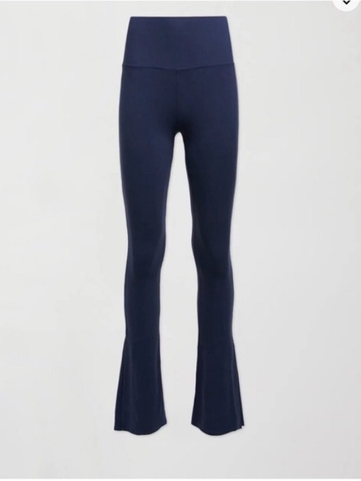 Carbon38 Bootcut Flare Legging In Melt Blue Navy Size Xs